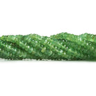 Green Kyanite Faceted Rondelle Beads 17 inch 180 pieces - The Bead Traders