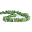 Green Kyanite Plain Nuggets 16 inch 180 beads - The Bead Traders