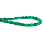 Green Onyx Faceted Nuggets 8 inch 23 beads - The Bead Traders