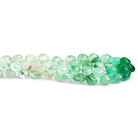 Green Onyx Plain Candy Kiss Beads 8 inch 45 pieces - The Bead Traders
