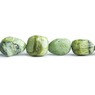 Green Opal Plain Nugget Beads 18 inch 50 pieces - The Bead Traders