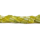 Green Serpentine Bead Plain Rectangle - The Bead Traders