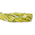 Green Serpentine Bead Plain Rectangle - The Bead Traders