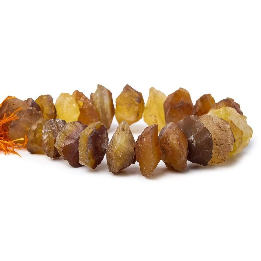Honey Agate Beads Hammer Faceted Disc Beads - The Bead Traders