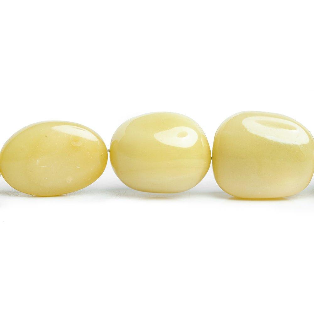 Honey Opal Plain Nugget Beads 17 inch 23 pieces - The Bead Traders