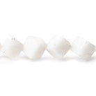Howlite Beads Corner Drilled 8-10mm Cube - The Bead Traders