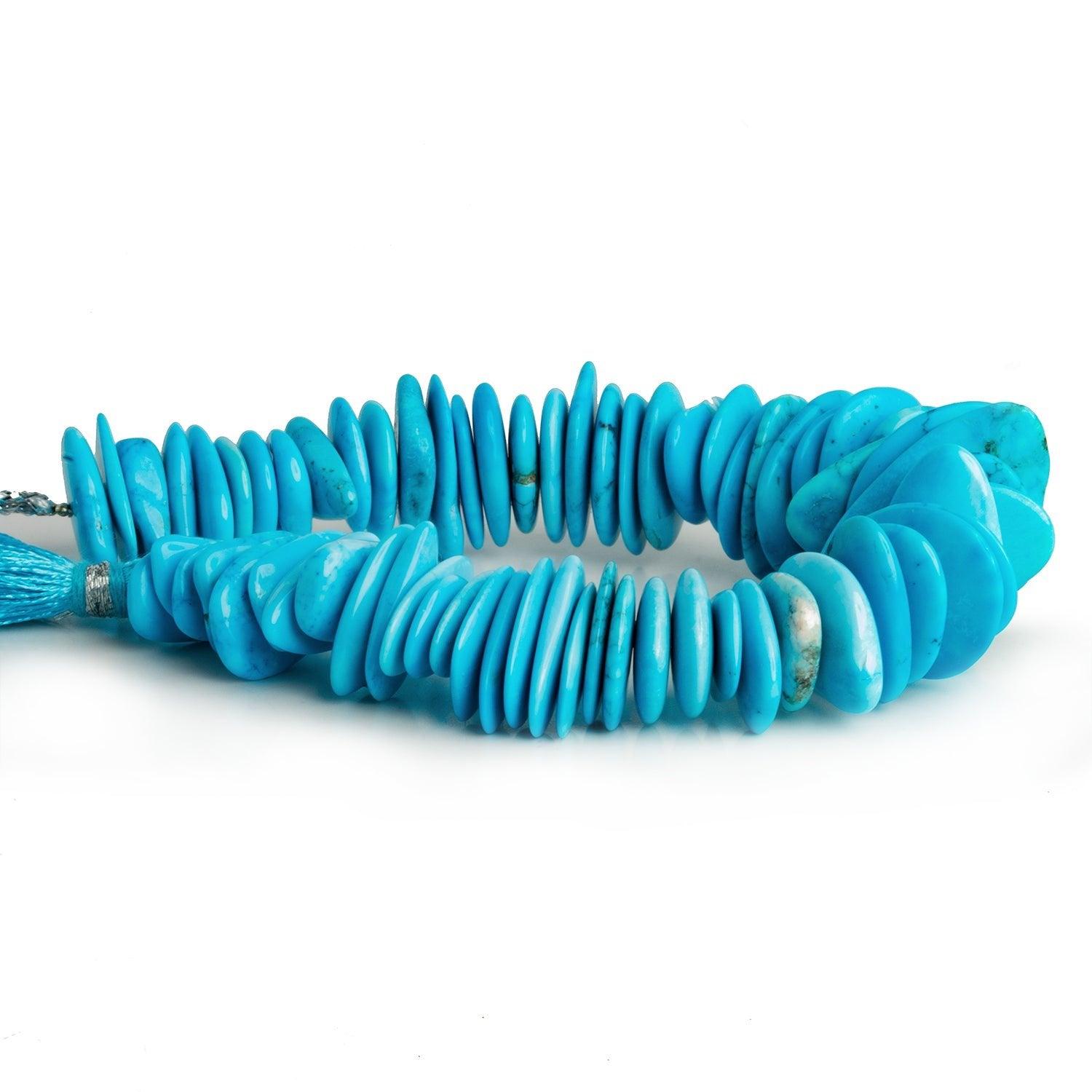 Howlite Long Chips 7.5 inch 65 beads - The Bead Traders