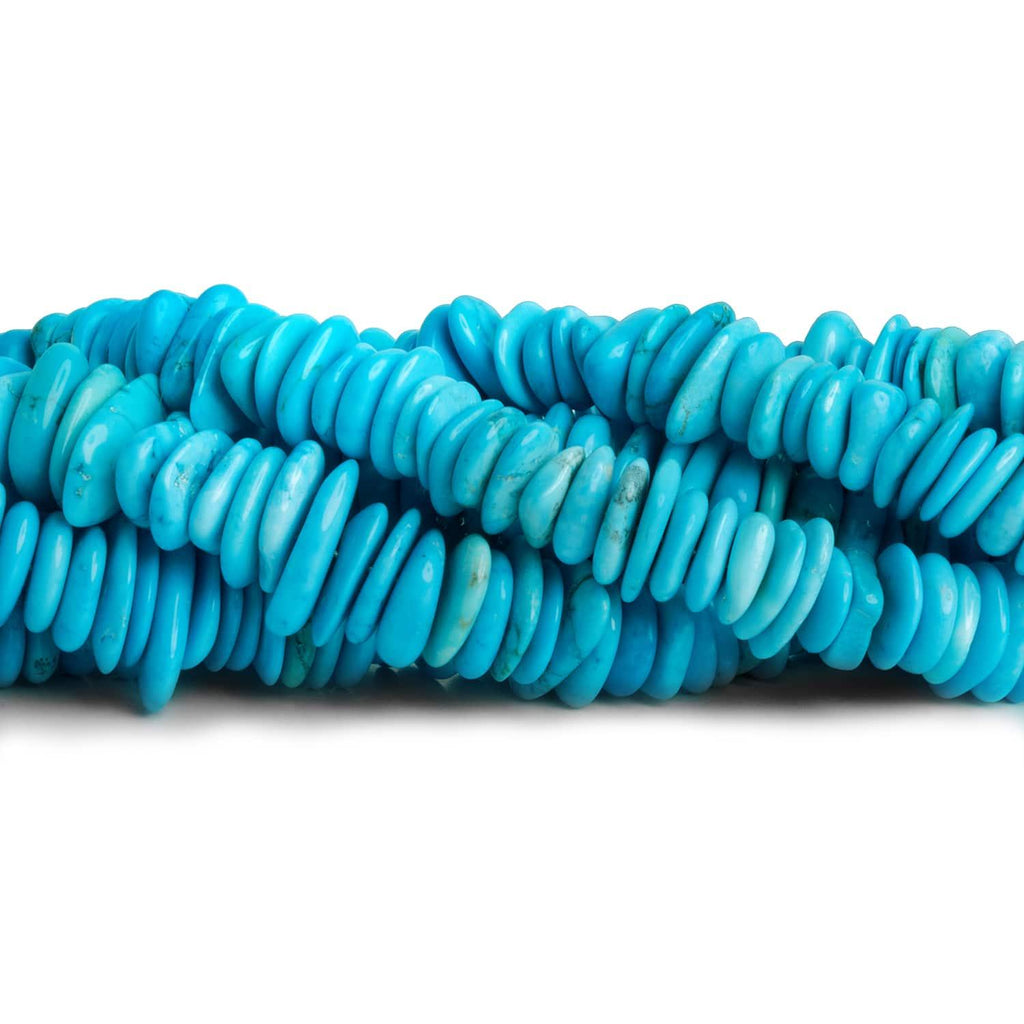 Howlite Long Chips 7.5 inch 75 beads - The Bead Traders