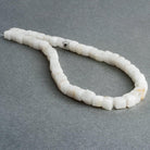 Howlite Plain Cube Beads 16 inch 51 pieces - The Bead Traders