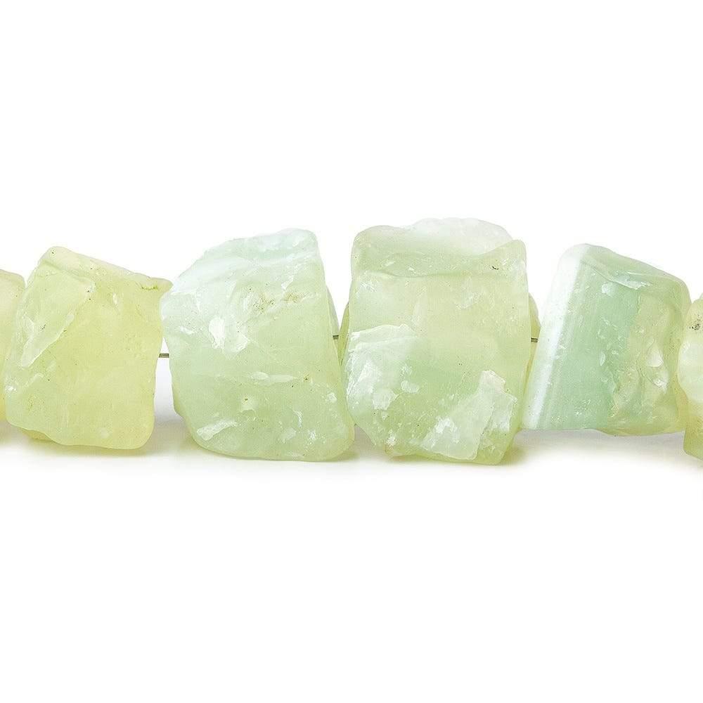 Iced Lime Agate Beads Hammer Faceted Cube - The Bead Traders