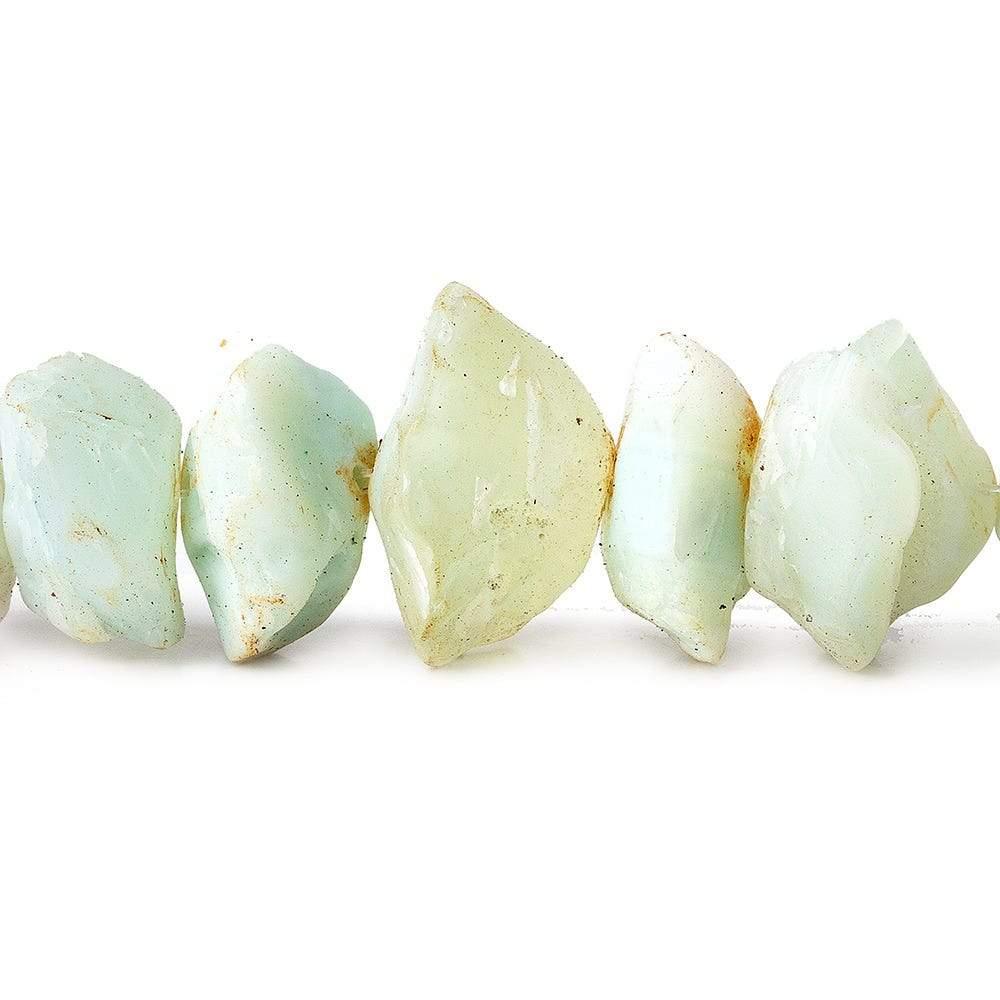 Iced Lime Agate Beads Hammer Faceted Disc - The Bead Traders