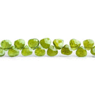 Idocrase Faceted Heart Beads 6 inch 50 pieces - The Bead Traders