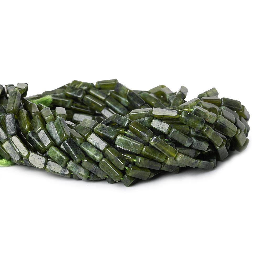 Idocrase plain rectangle beads 12.5 inch 30 beads - The Bead Traders