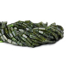 Idocrase plain rectangle beads 12.5 inch 30 beads - The Bead Traders