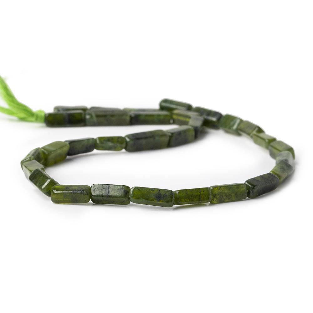 Idocrase plain rectangle beads 12.5 inch 30 beads - The Bead Traders