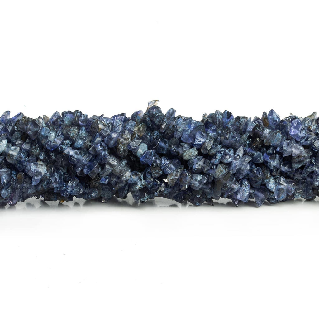 Iolite Chips 32 inch 375 beads - The Bead Traders