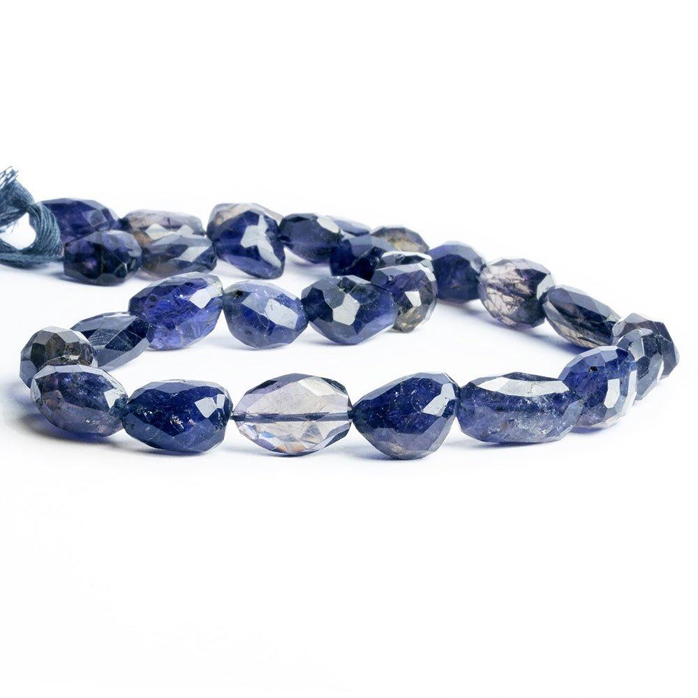 Iolite Faceted Nugget Beads 15 inch 28 pieces - The Bead Traders