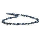 Iolite Hand Cut Faceted Rounds 15 inch 90 pieces - The Bead Traders