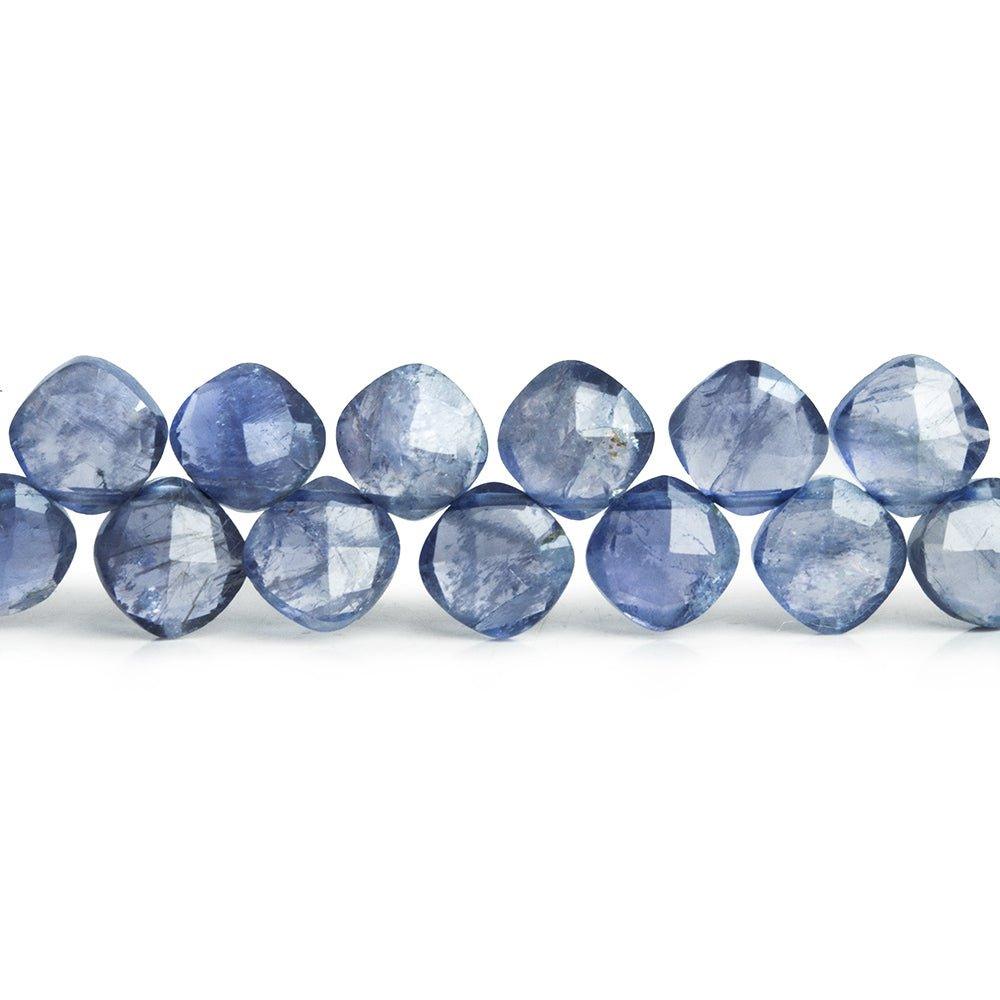 Iolite Top Drilled Pillow Beads 7 inch 48 pieces - The Bead Traders