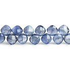 Iolite Top Drilled Pillow Beads 7 inch 48 pieces - The Bead Traders