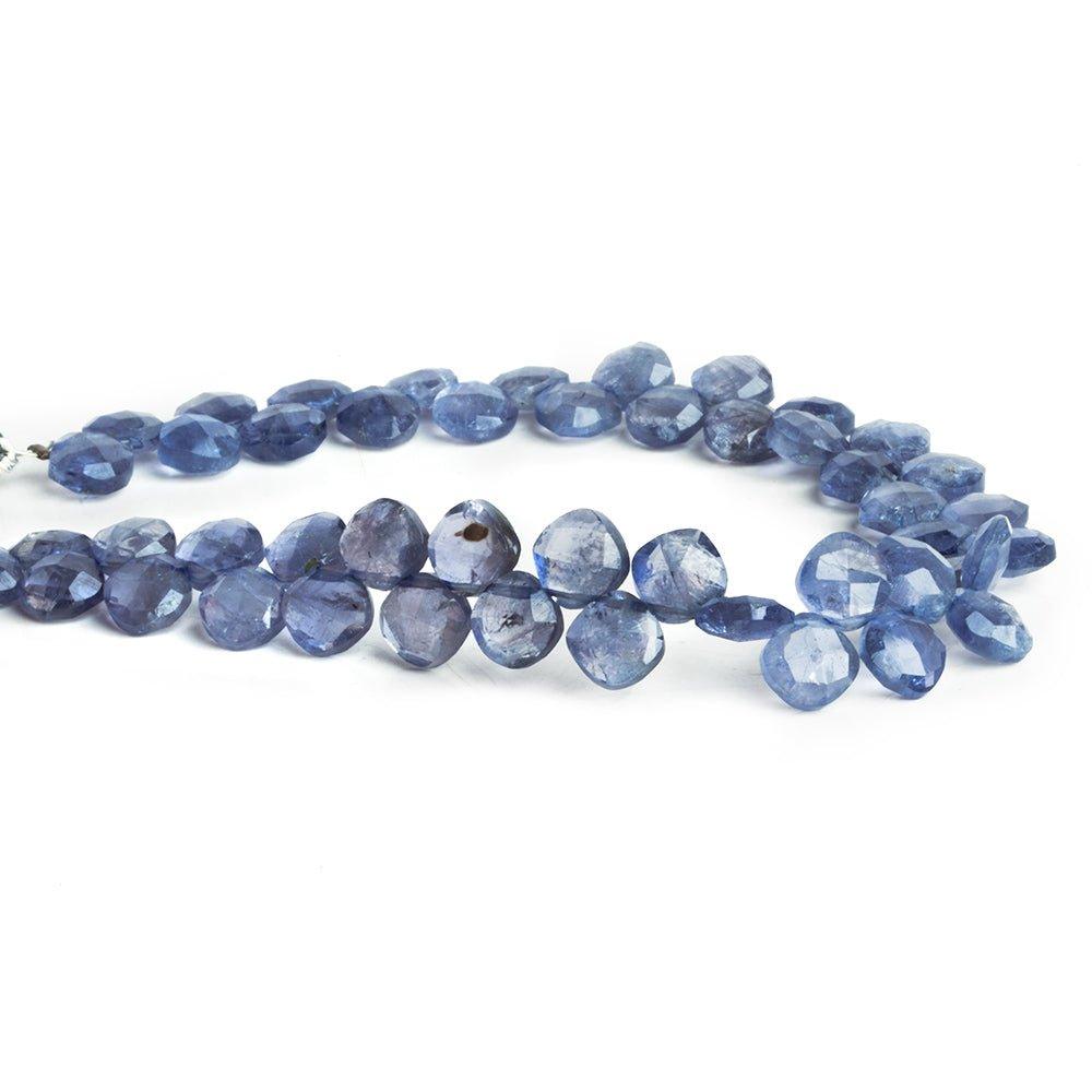 Iolite Top Drilled Pillow Beads 7 inch 48 pieces - The Bead Traders