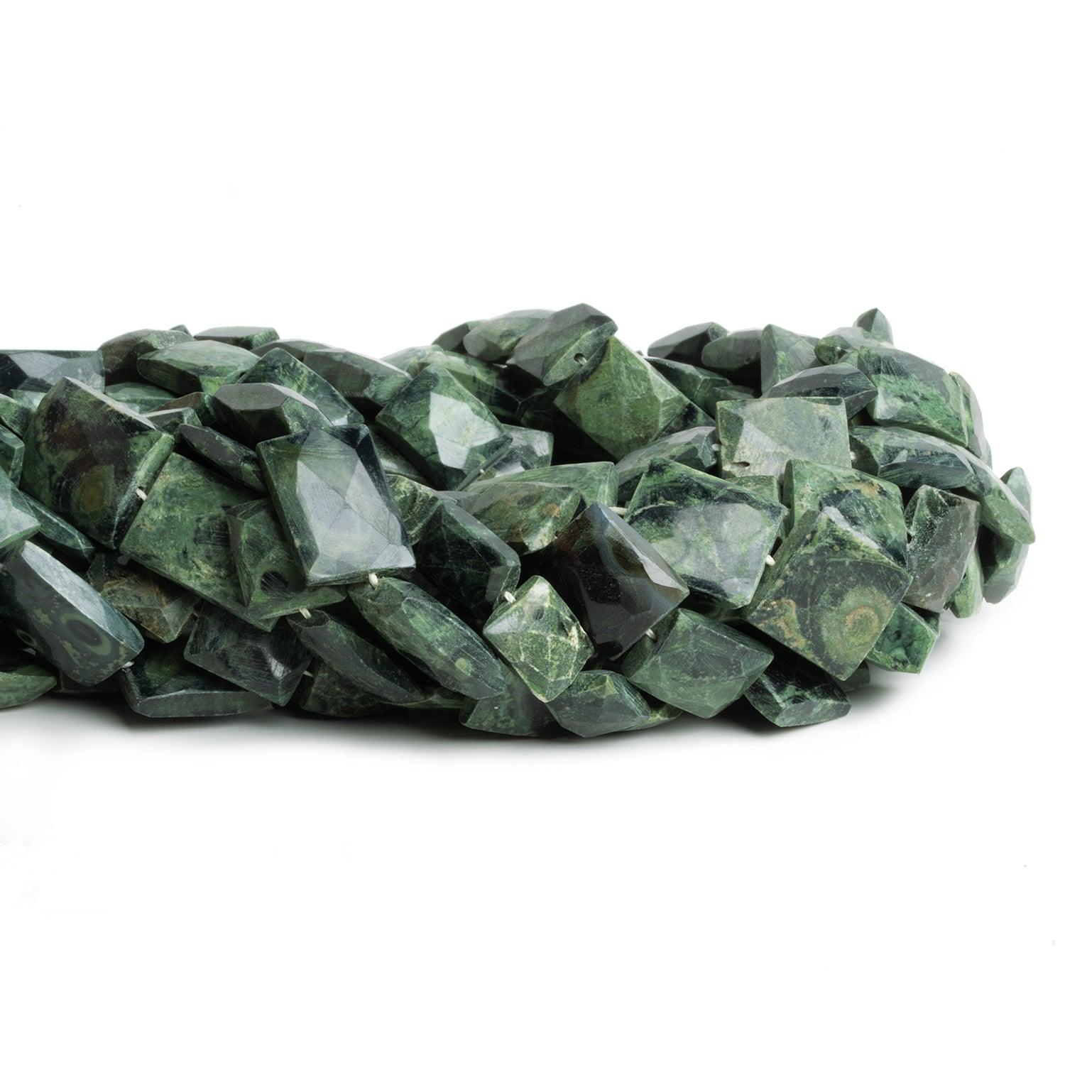 Kambaba Jasper Handcut Rectangles 15 inch 28 beads - The Bead Traders