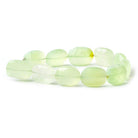 Key Lime Chalcedony Beads Faceted Straight Drilled 18mm Ovals - The Bead Traders