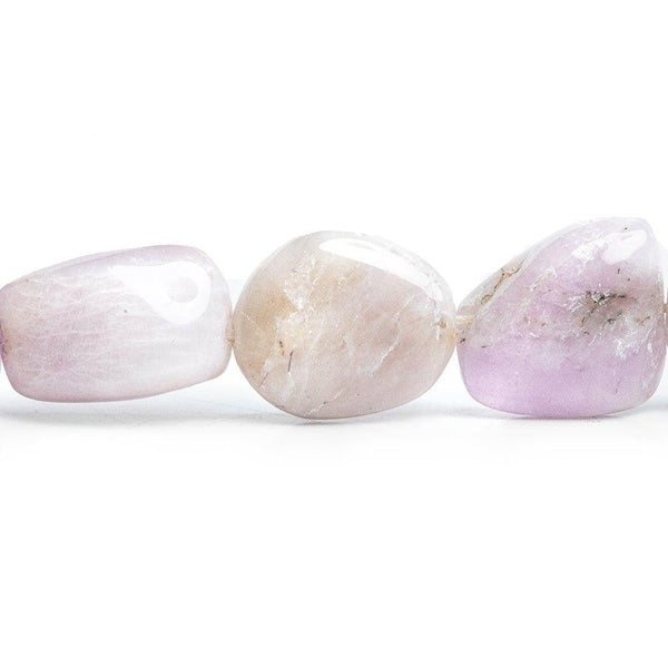Kunzite Plain Nugget Beads 16 inch 23 pieces