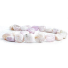 Kunzite Plain Nugget Beads 16 inch 23 pieces - The Bead Traders