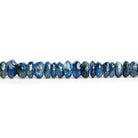 Kyanite Faceted Rondelle Beads 16 inch 145 pieces - The Bead Traders