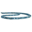 Kyanite Faceted Rondelle Beads 16 inch 170 pieces - The Bead Traders