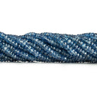 Kyanite Faceted Rondelle Beads 17 inch 210 pieces - The Bead Traders