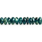 Kyanite Faceted Rondelle Beads 8 inch 50 pieces - The Bead Traders