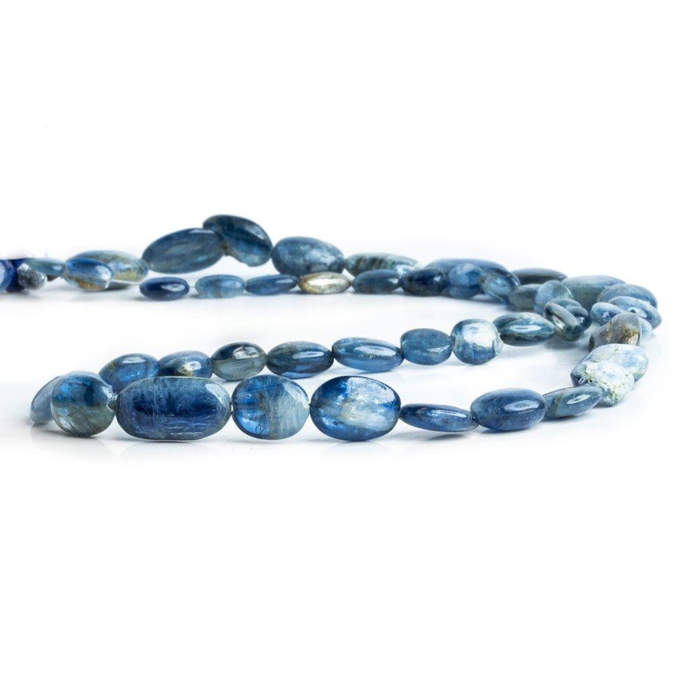 Kyanite Plain Oval Beads 15 inch 43 pieces - The Bead Traders