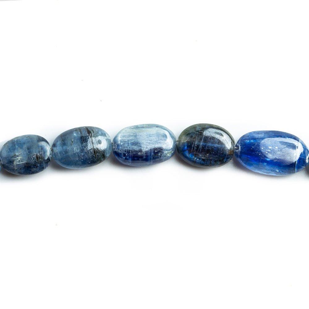 Kyanite Plain Oval Beads 15 inch 43 pieces - The Bead Traders