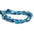 Kyanite Plain Oval Beads 16 inch 30 pieces - The Bead Traders