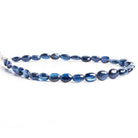 Kyanite Plain Oval Beads 8 inch 24 pieces - The Bead Traders