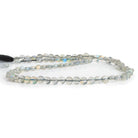 Labradorite checkerboard calibrated faceted coins 12 inch 85 pieces - The Bead Traders