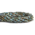 Labradorite Faceted Heishi Beads 14 inch 115 pieces - The Bead Traders