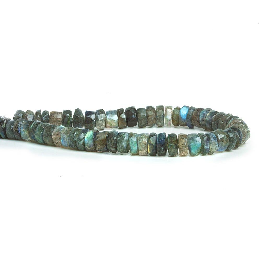 Labradorite Faceted Heishi Beads 8 inch 50 pieces - The Bead Traders