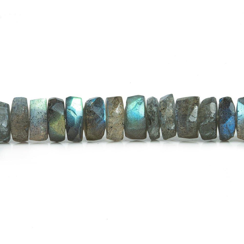 Labradorite Faceted Heishi Beads 8 inch 50 pieces - The Bead Traders