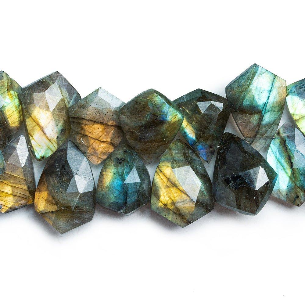 Labradorite Faceted Kite Beads 8 inch 40 pieces - The Bead Traders