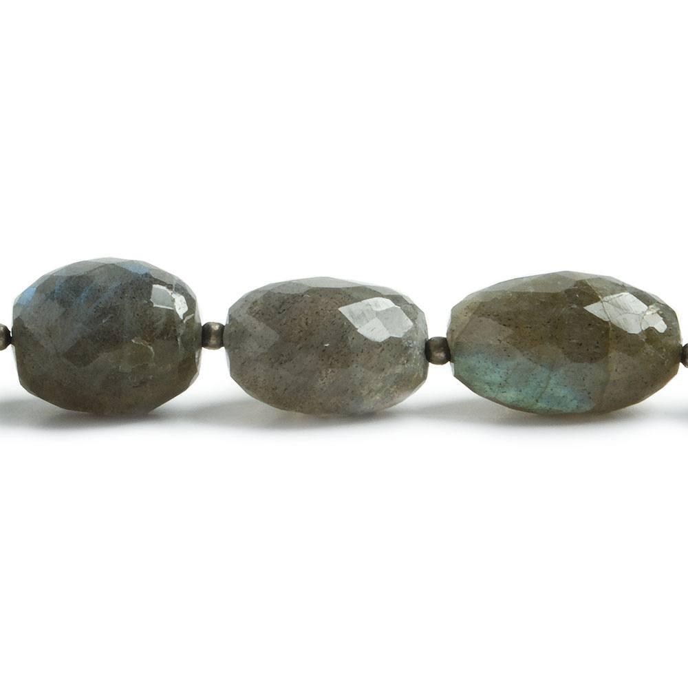 Labradorite faceted nugget beads 16 inch 21 pieces - The Bead Traders
