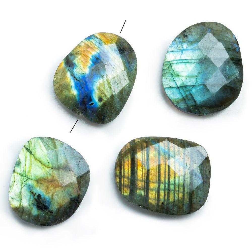 Labradorite Faceted Nugget Focal Bead 1 Piece - The Bead Traders