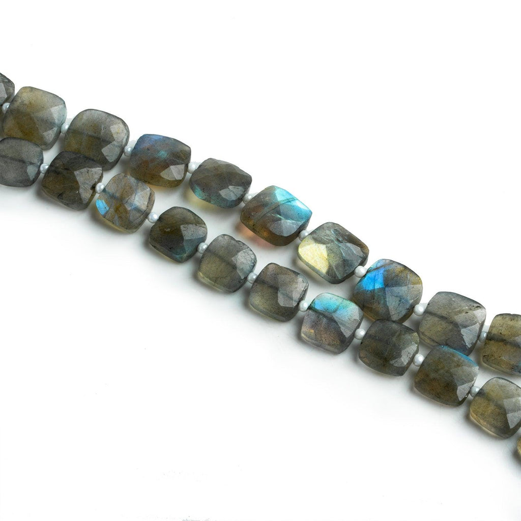 Labradorite Faceted Pillows - Lot of 2 - The Bead Traders
