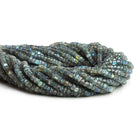 Labradorite Plain Heishi Beads 14 inch 120 pieces - The Bead Traders