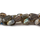 Labradorite plain nugget beads 13 inch 29 beads 8x6x4-13x8x4mm - The Bead Traders