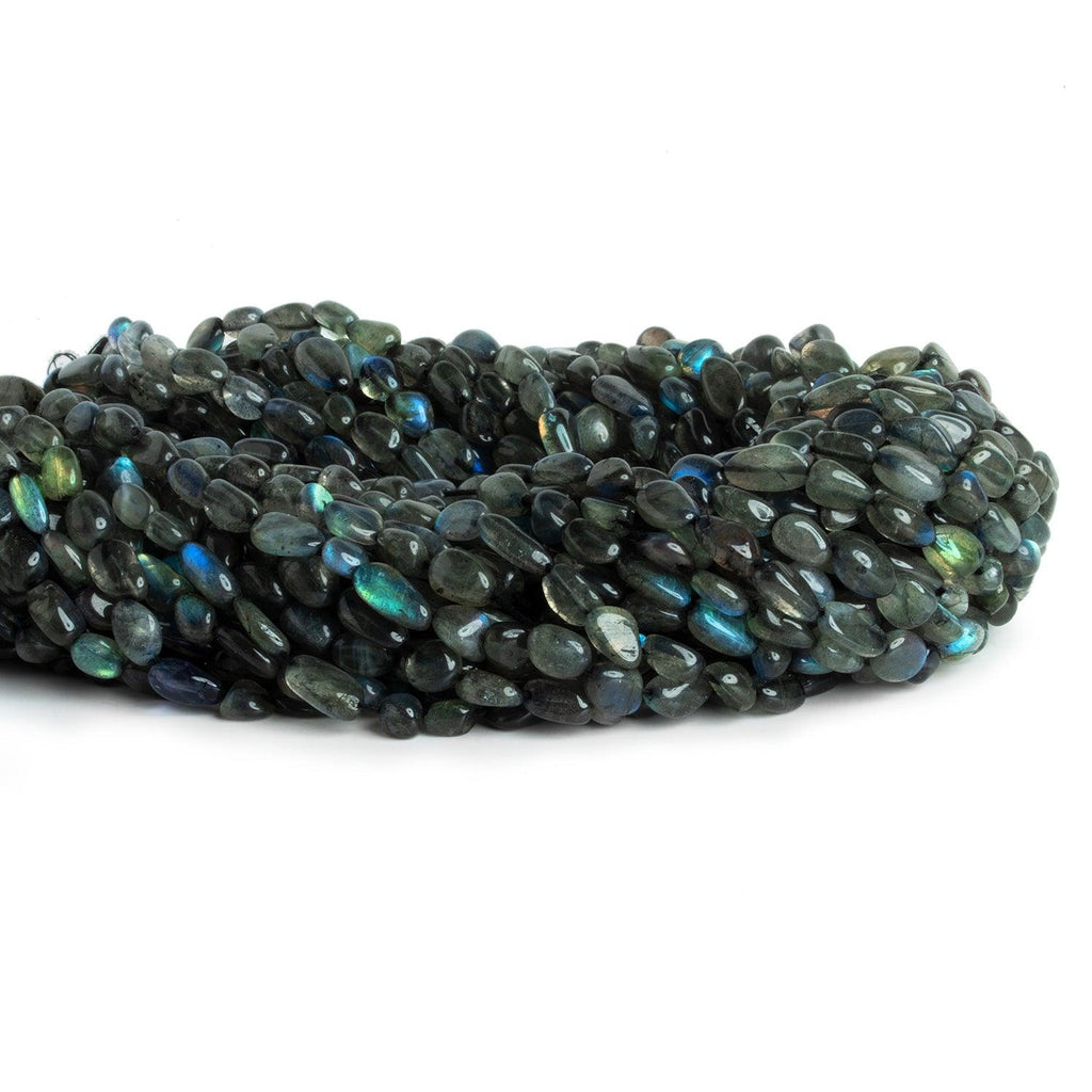 Labradorite Plain Nuggets 12 inch 45 beads - The Bead Traders