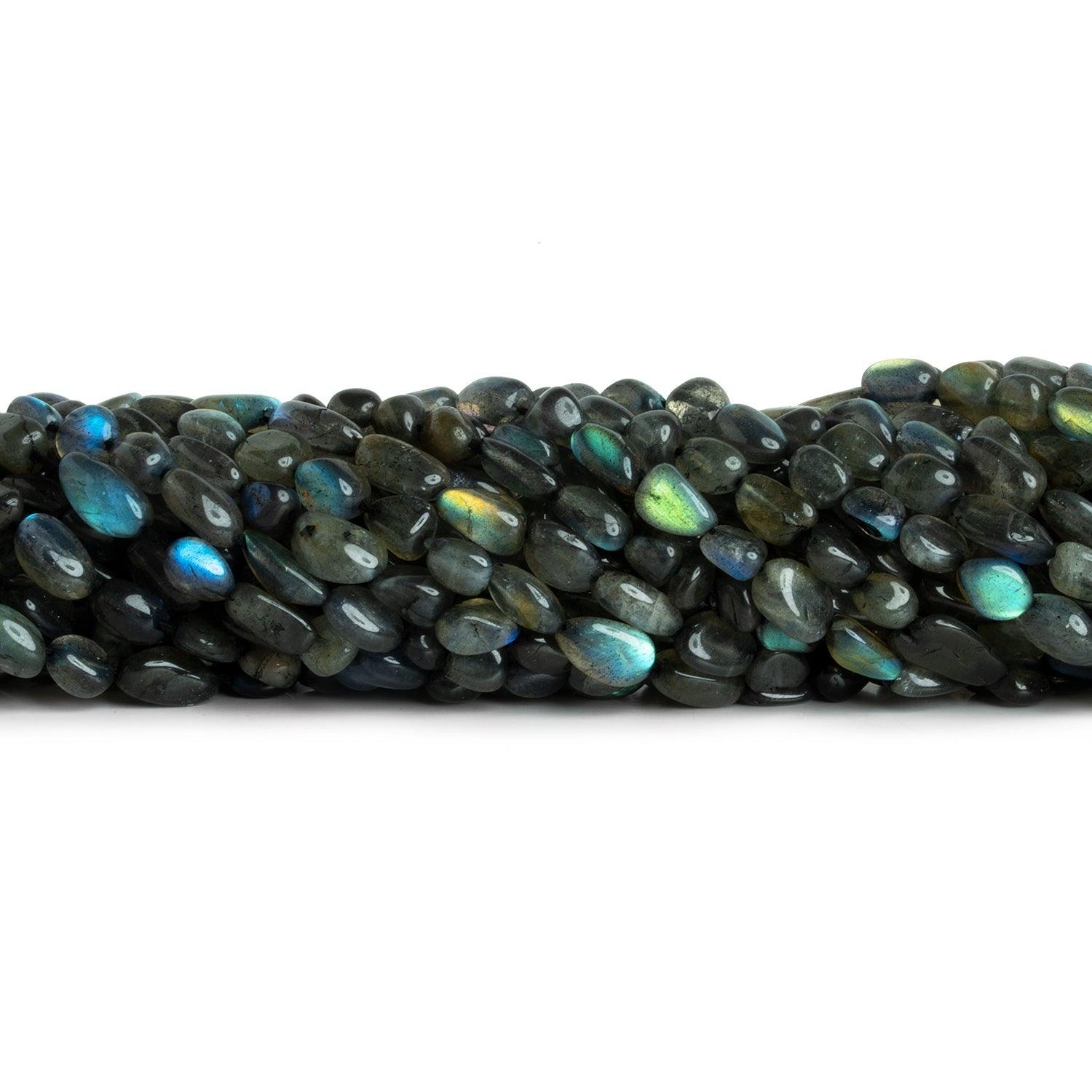 Labradorite Plain Nuggets 12 inch 45 beads - The Bead Traders