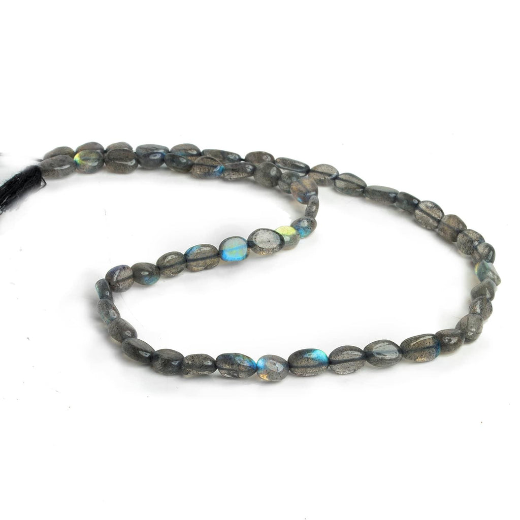 Labradorite Plain Ovals 13 inch 45 pieces - The Bead Traders